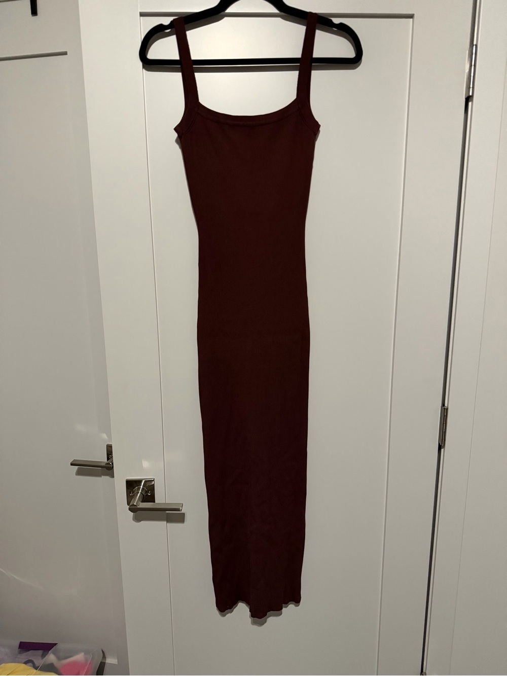 Zara Chocolate Brown Maxi Tank Dress